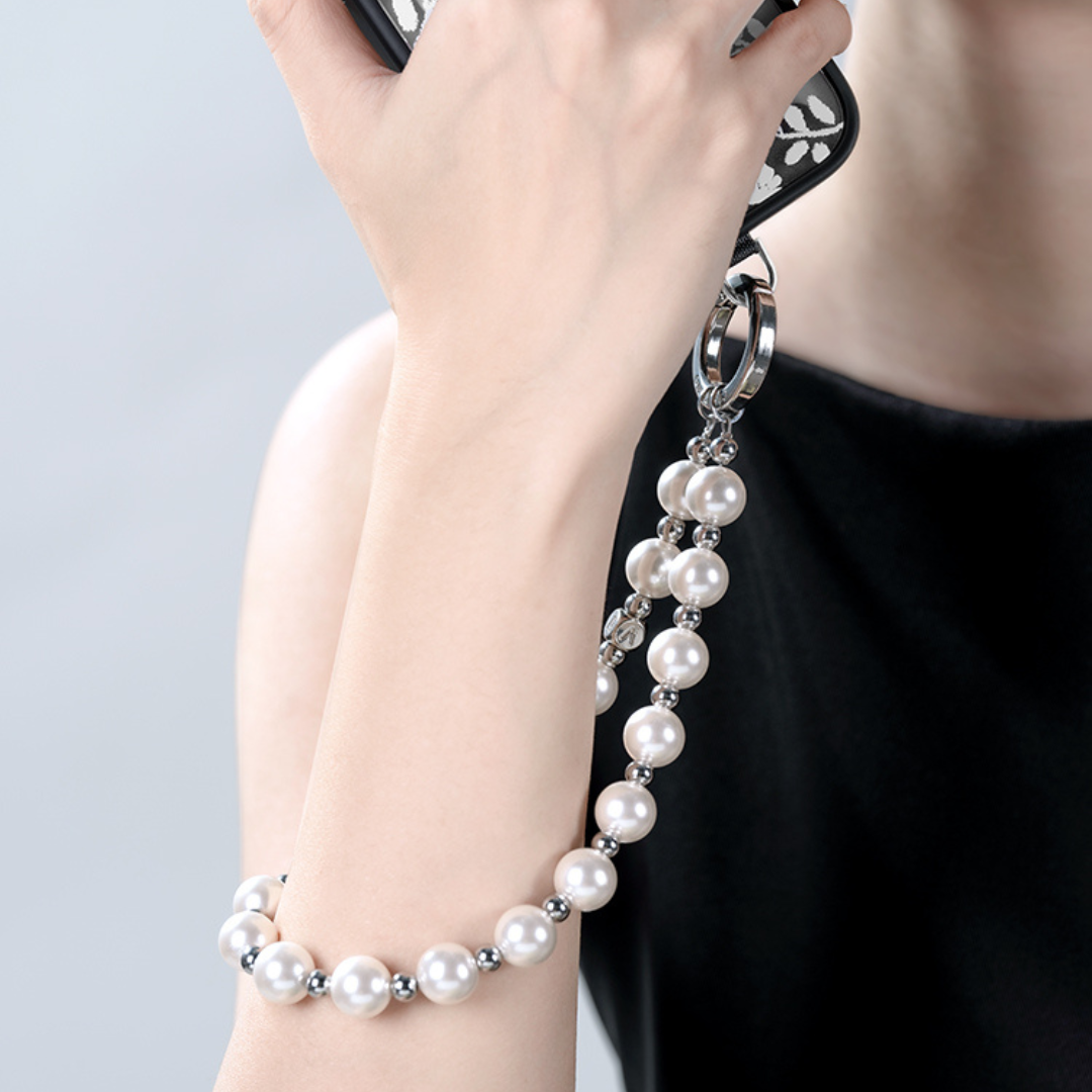 CASEBANG Wrist Strap - Sparkling Pink Pearl