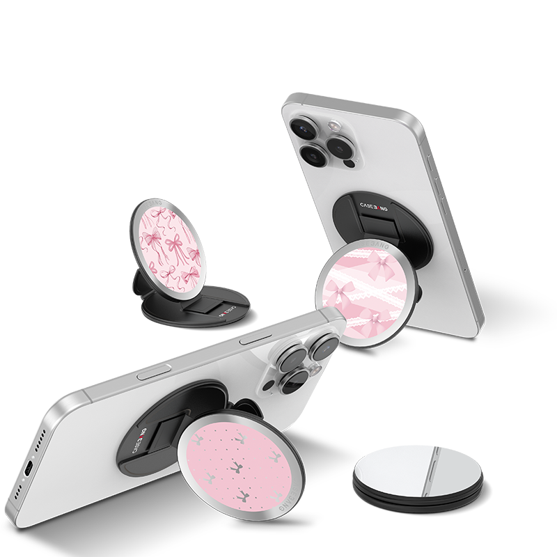 CASEBANG - Pink Bow 3.0 Series Grip Stand Cover