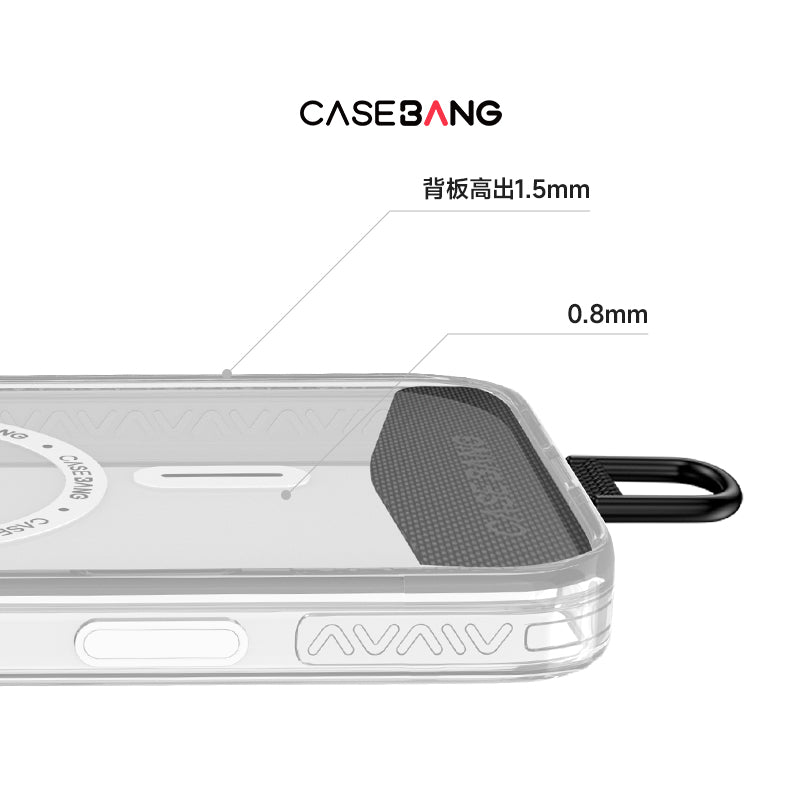 ImagiSnap Base Case - Transparent Black