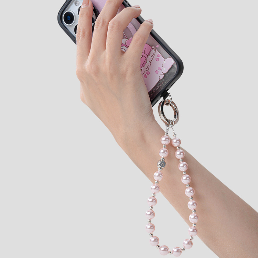 CASEBANG Wrist Strap - Sparkling Pink Pearl