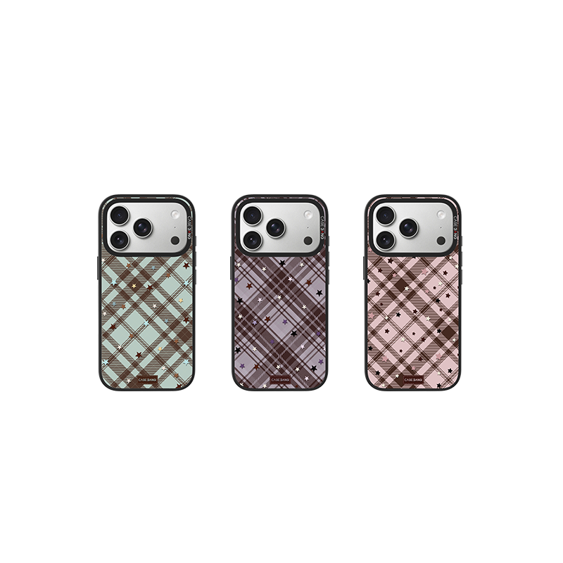 CASEBANG - Plaid Star Series Phone Cover