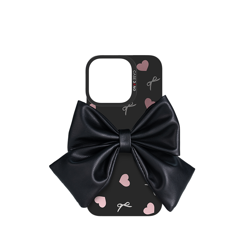 CASEBANG x Pink Bow - Peach Heart Bow Cover