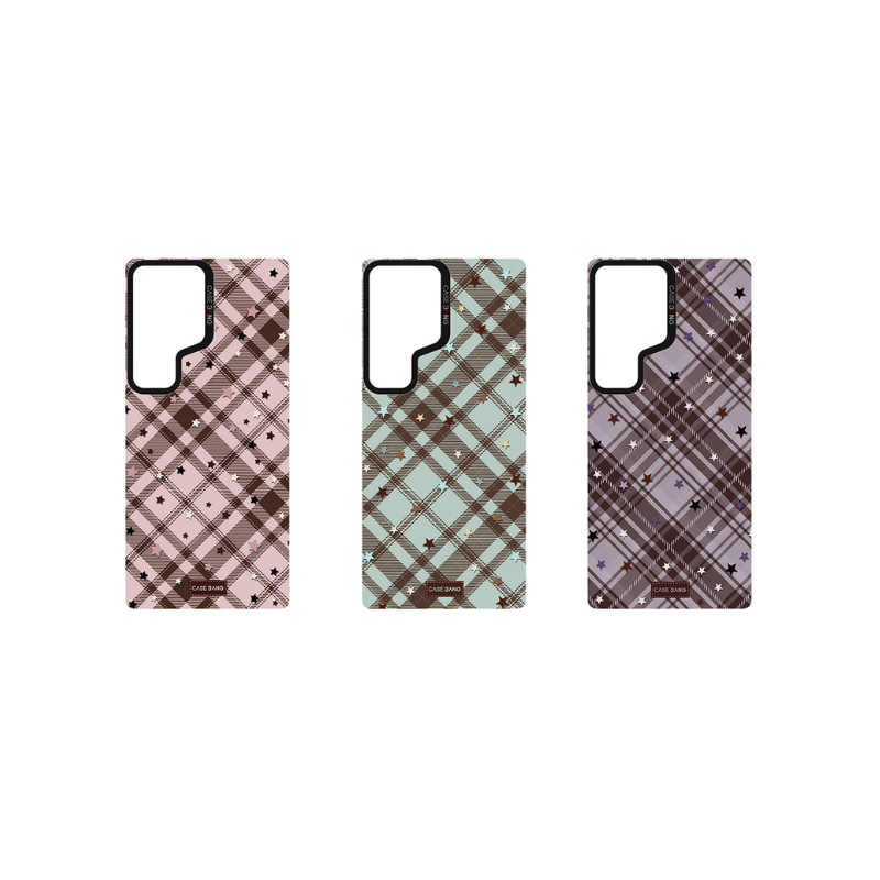 CASEBANG - Plaid Star Series Phone Cover