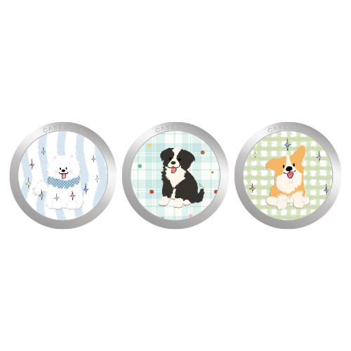 CASEBANG - Summer Puppies Series Grip Stand Cover