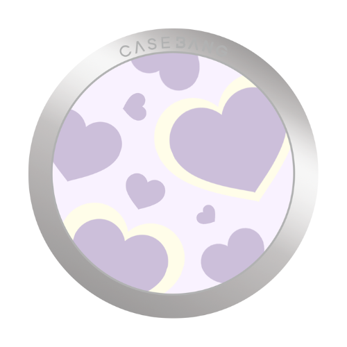 CASEBANG - Violet Heart Series Grip Stand Cover