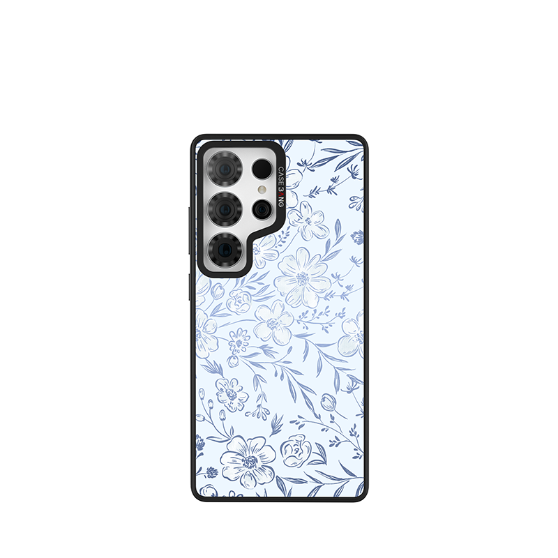 CASEBANG x Petals Sunshine - Back Yard - Little Blue Flowers Cover