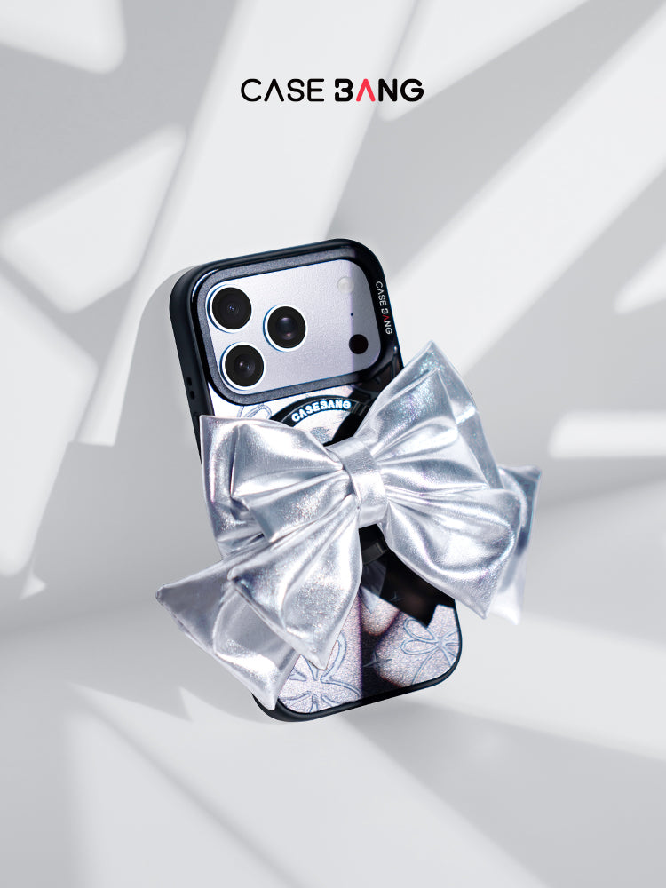 CASEBANG Magsafe 3D Stand Cover - Metal Bow