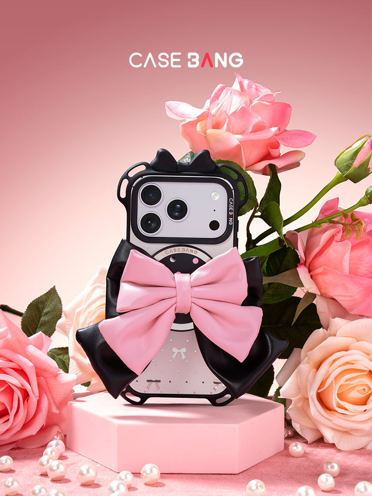 CASEBANG Magsafe 3D Stand Cover - Pink Bow