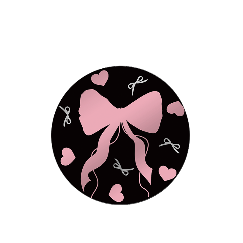 Peach Heart Bow #colour_Peach Heart Bow