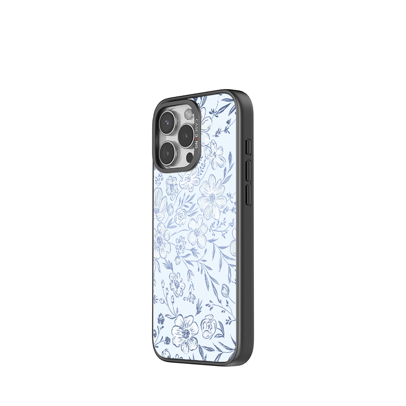 CASEBANG x Petals Sunshine - Back Yard - Little Blue Flowers Cover