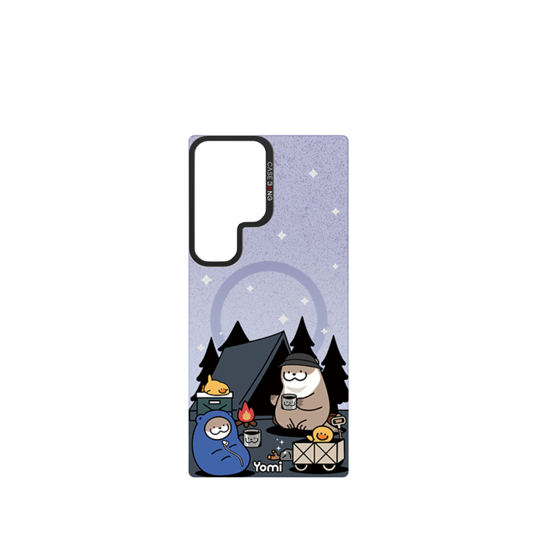 CASEBANG x Yomi - Travel Memories Series - Camping Otter Cover