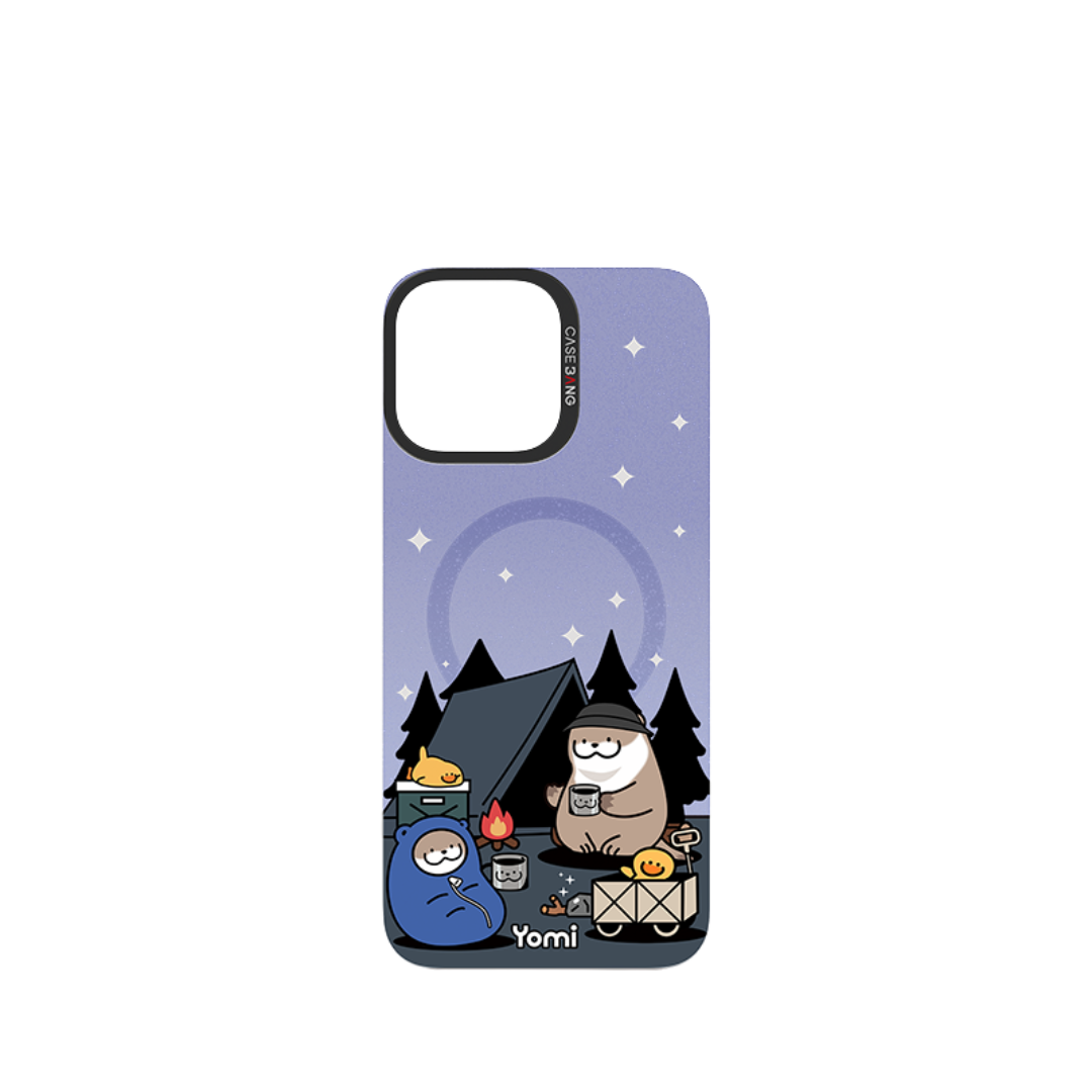 CASEBANG x Yomi - Travel Memories Series - Camping Otter Cover
