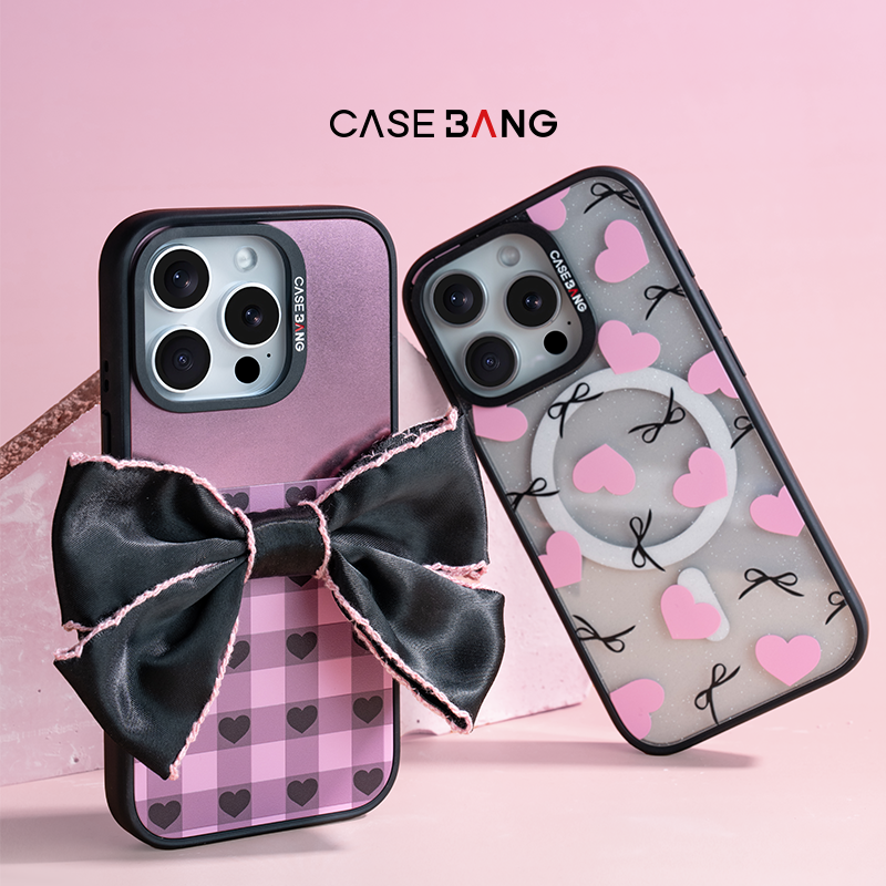 CASEBANG x Pink Bow - Y2K Style Bow Cover