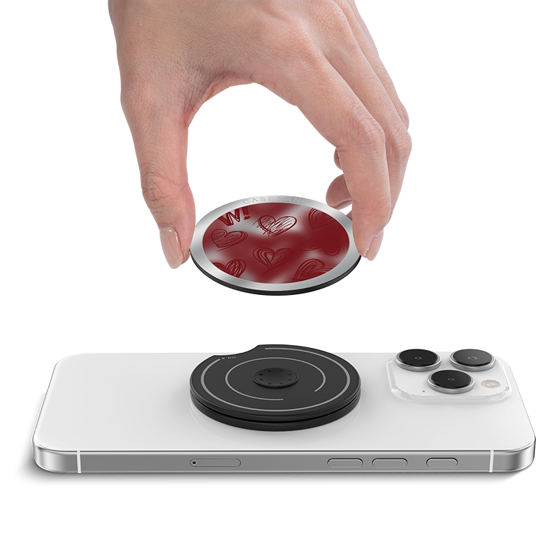 CASEBANG - Crimson Heart Series Grip Stand Cover