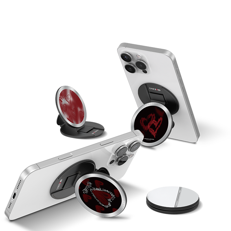CASEBANG - Crimson Heart Series Grip Stand Cover