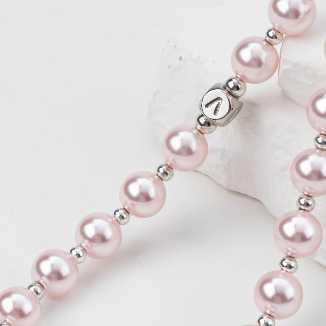 CASEBANG Wrist Strap - Sparkling Pink Pearl