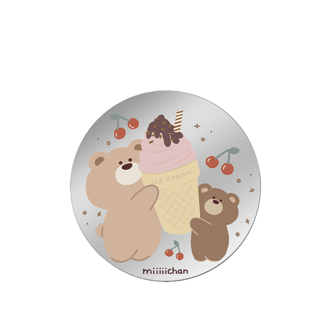 Ice Cream Teddy Bear #colour_Ice Cream Teddy Bear