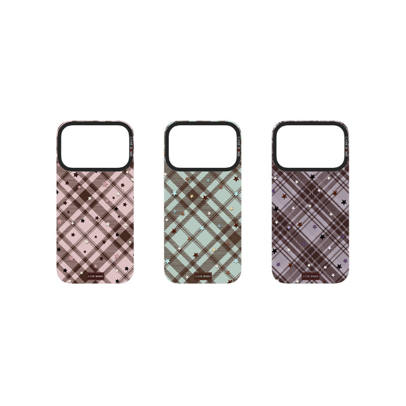 CASEBANG - Plaid Star Series Phone Cover