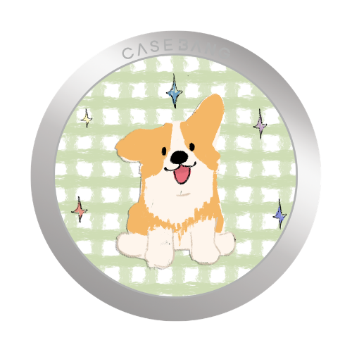 CASEBANG - Summer Puppies Series Grip Stand Cover