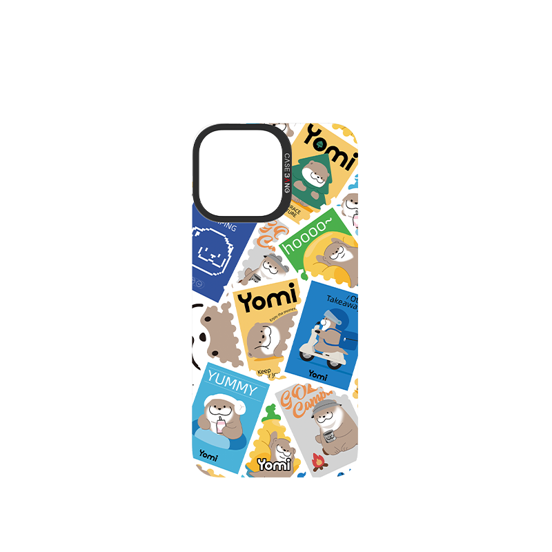 CASEBANG x Yomi - Travel Memories Series - Stamp Cooling Otter Cover