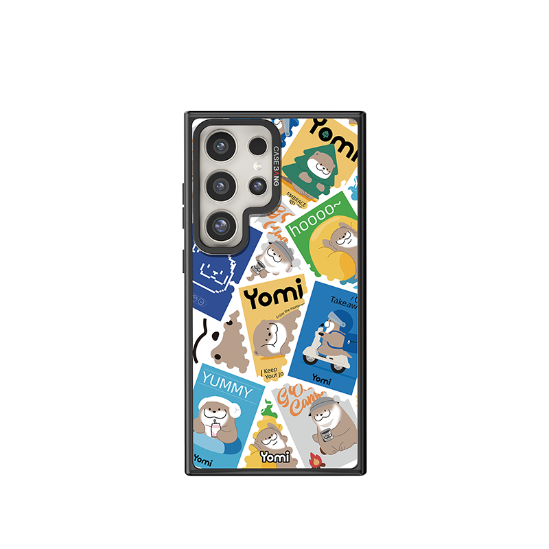 CASEBANG x Yomi - Travel Memories Series - Stamp Cooling Otter Cover